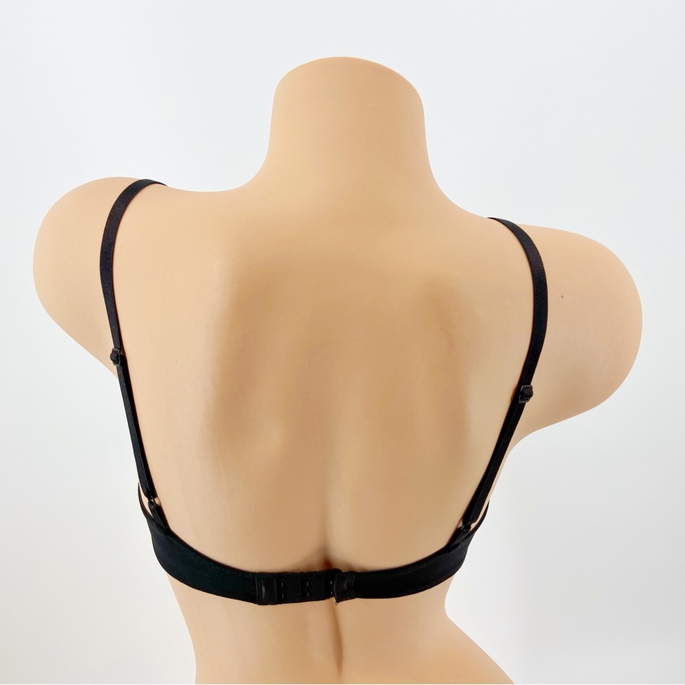 NWT On Gossamer Black Bare Illusion Unlined Bra Style 014751 Size 32C - Picture 6 of 12